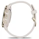 Спортивний годинник GARMIN Venu 3s Soft Gold Stainless Steel Bezel with Ivory Case and Silicone Band - зображення 4