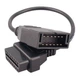 Переходник с OBD2 16pin мама на GM 12pin папа GM12 Daewoo Lanos Sens - изображение 1