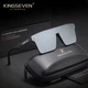 Мужские поляризационные солнцезащитные очки KINGSEVEN 792 Black Silver - изображение 2