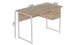 Компьютерный стол Ferrum-decor Дакота 75x120x60 белый ДСП Дуб Сан-Марино 16мм (FRD-102091) - изображение 2