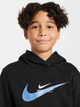 Bluza z kapturem chłopięca Nike B NSW SI FLC Hoodie BB HV6965-010 128-137 S Czarna (197861866804) - obraz 4