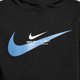 Bluza z kapturem chłopięca Nike B NSW SI FLC Hoodie BB HV6965-010 128-137 S Czarna (197861866804) - obraz 7