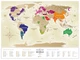 Скретч-карта мира Travel Map, Gold - изображение 2