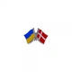 Значок Dobroznak Прапори України / Данії (5921) - изображение 2
