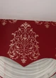 Жесткий ламбрекен Firanka Damask Корона 3м Бордовый (140_3ж) - изображение 2
