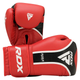 Боксерские перчатки RDX Boxing Gloves Aura Plus T-17 Red\Black (BGR-T17RB-14OZ+) - изображение 1
