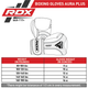 Боксерские перчатки RDX Boxing Gloves Aura Plus T-17 Red\Black (BGR-T17RB-14OZ+) - изображение 5