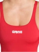 Купальник слитный женский Arena Team Swimsuit Swim Pro Solid 004760-450 44 Красный (3468336648773) - изображение 4