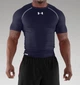 Компрессионная футболка Under Armour Dynasty Vented Compression SS - Navy (1238775-410-L) - изображение 1