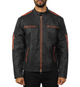 Куртка Affliction Black Bird Jacket Black Orange (110OW408-BKOG-S) - изображение 1