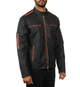 Куртка Affliction Black Bird Jacket Black Orange (110OW408-BKOG-S) - изображение 3