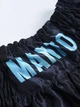 Шорты для тайского бокса MANTO Shorts Muay Thai Black Blue (MNR836_BLK/TUR_5XL) - изображение 2