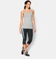 Женские спортивные капри Under Armour HeatGear CoolSwitch Capri Black Aqua (1271790-008-S) - изображение 3