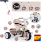 Детский металлический велосипед 3 в 1 Smoby Toys Би Муви Комфорт 68х52х98 см Айвори (7600740418) - изображение 2