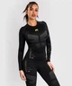Рашгард женский Venum Training Camp 4.0 Long Sleeve Rashguard - Black/Neon Green (VENUM-05489-103-M) - изображение 2