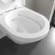 Унитаз подвесной Villeroy & Boch Architectura TwistFlush Rimless 5684CL01 c сиденьем Soft Close дюропласт (смыв Tornado) - изображение 8