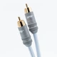 Кабель міжблочний RCA-RCA Supra DAC-SC 1RCA-1RCA 8 м синій - зображення 1