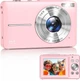Фотоаппарат YLSHGXFC DC403 44Мп / Full HD 30fps / 16X зум / Розовый Б/В - изображение 1
