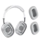 Беспроводные Bluetooth наушники Hoco W65 Plus Happy ANC BT headphones |портативная стерео гарнитура, Bluetooth 5.4, AUX/TF, USB Type-C, до 45 часов воспроизведения, 400 мАч, встроенный микрофон, с активным шумоподавлением| Серебряный - изображение 2