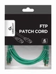 Патч-корд Cablexpert (PP6-3M/G) FTP, cat.6, літий, 50u "штекер із засувкою, 3 м, зелений - зображення 2