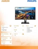 Монітор Philips 245B1/00, 245B1/01 - зображення 5