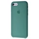 Чехол-накладка Silicone case для IPhone 8 Pine green зеленый - изображение 3