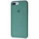 Чехол-накладка Silicone case для IPhone 8 Plus Pine green зеленый - изображение 2