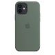 Чохол-накладка Silicone case для iPhone 12 Pine green зелений - зображення 3