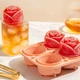 Молд силиконовый розы 5 см персиково-белый - изображение 3