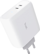 Мережевий зарядний пристрій Maxo Сharger 65W 2Р USB-C Білий (TR25381) - зображення 2