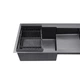 Кухонна мийка Kroner KRP Schwarze - 7848LHM PVD (3.0/1.0 мм) - изображение 4