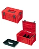 Модульный комплект ящиков на платформе на колесах Qbrick System PRO Drawer Workshop Set 4 2.0 RED Набор выдвижных ящиков для инструментов на колесиках для домашней мастерской и гаража Органайзер Красный - изображение 3