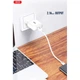 Адаптер мережний XO Type-C Cable charger L37 |1USB, 2.1A| White - изображение 2