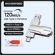 Внешний SSD диск MOVESPEED 2 in 1 USB Type C Flash Drive Support OTG 256GB Solid State Pen Drive 120MB/s - изображение 2