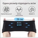 Bluetooth гарнитура повязка на голову спортивная эластичная с маской для сна музыкальная беспроводная - изображение 2