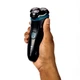 Бритва електр. Remington роторна Style, бритв.головок-3, сух., тример, USB-C, чорно-синій - зображення 6