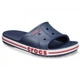 Чоловічі кроксі Слайд Баябенд Сині Crocs Bayaband Slide Navy White (48/49, синій) - зображення 6