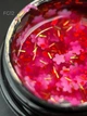 Гель с цветочками из фольги Foil flower gel (Розовый FG12) Дизайнер 5 мл для декора ногтей - изображение 2
