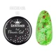 Гель с цветочками из фольги Foil flower gel (Салатовый FG09) Дизайнер 5 мл для декора ногтей - изображение 1