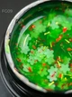 Гель с цветочками из фольги Foil flower gel (Салатовый FG09) Дизайнер 5 мл для декора ногтей - изображение 2