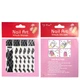 Трафарет Nail Art 401 черный (виниловые стикеры, наклейки) для дизайна и декора ногтей - изображение 2