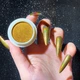 Лазерная втирка золото Solid magic mirror powder для дизайна ногтей - изображение 2
