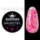 Глитерный гель Galaxy Gel (GA-08) Дизайнер 10 мл с блестками для декора ногтей - изображение 1