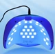 Профессиональная UV/LED лампа SUN S16 Chrom для сушки гель-лака, 168 Вт. Синий с розовым - изображение 2