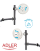 Вентилятор Adler AD 7317 з кліпсою та підставкою - изображение 5