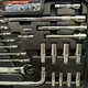 Набір інструментів INTERTOOL STORM ET-8126 (126 предметів), з тріскачками 1/2", 3/8", 1/4", із Cr-V сталі - зображення 8