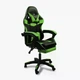 Эргономичное геймерское кресло VECOTTI GT Green для игр и работы с подсветкой, черное с зеленым - изображение 6