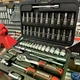 Набор инструментов INTERTOOL ET-8046, 46 предметов, серия STORM, Cr-V, с трещоткой 1/4" и битами - изображение 6