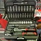 Набор инструментов INTERTOOL ET-8046, 46 предметов, серия STORM, Cr-V, с трещоткой 1/4" и битами - изображение 4