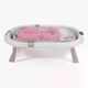 Складана дитяча ванночка Lionelo Pink для купання малюка з вбудованим термометром, рожева - зображення 3